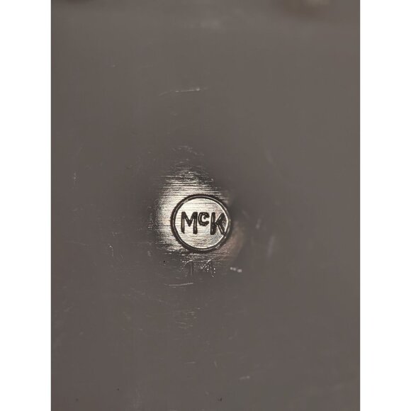 Vintage McKee Milk Glass Sailboat Design Rectangular Container Lid Ships red - Picture 6 of 16